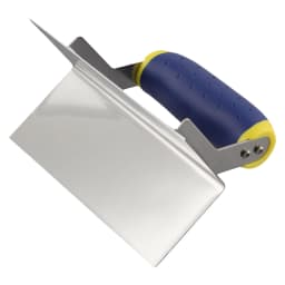 1pc Drywall Corner Tool Corner Trowel With Grip Handle Stainless Steel Sheetrock Plastering Tool Wall Repair Tool