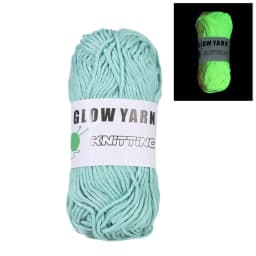 50g/roll Luminous Chunky Yarn Polyester Hand Knitted Glow in the Dark Knitting Wool DIY Handmade Weave For Cardigan Scarf Hats
