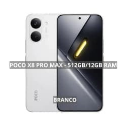 Xiaomi Poco X8 Pro Max 5G, 512/12GB, Mobile Phones Processador MediaTek Dimensity 9500s,Versão Global , ﻿Bateria 8500 mAh