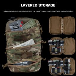 Tactical Backpack Hiking Waterproof Backpack SS Style DELTA Bag First Aid Backpack Backpack Survival Tools Storage Bag