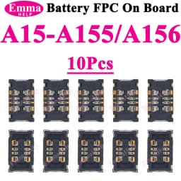 10pcs Battery FPC Connector Cilp Contact Plug For samsung A54 A34 A55 A35 A33 A73 A07 A13 A15 A16 A17 Connector Plug On Board