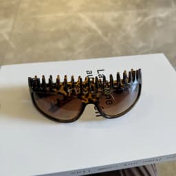Comb Shaped Sunglasses Headband Sunscreen Sunshade Summer Sunglasses Hairband Leopard Print Women Hair Hoop