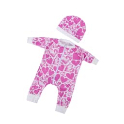 Jumpsuit+hat suitable for 17-18 inch doll clothing, doll clothes, holiday gifts (excluding dolls)