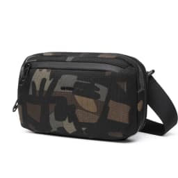 OZUKO Men's Handbag Multi Functional Commuter Crossbody Bag Simple Waterproof Multi Zone Digital Storage Bag