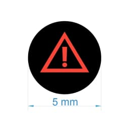 Screw Hole Security Seal Tamper Evident Warning Label Warranty Void On Removal Open Evidence Indicator Brittle Paper Sticker