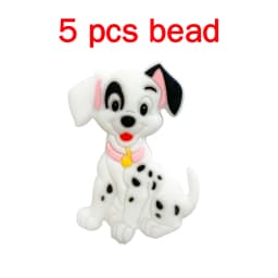 5pcs Silicone Cartoon Beads Pacifier Chain Baby DIY Care Nipple Chain Fittings