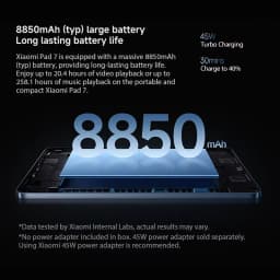 Xiaomi Pad 7 Tablet Global Version Snapdragon 7+ Gen 3 11.2" 3.2K 144Hz Display Adreno GPU 45W Turbo charge 8850mAh