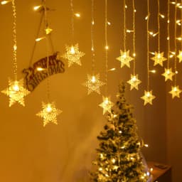 3M LED Snowflake String Lights Christmas Garland USB Curtain Fairy Lights Outdoor For New Year Wedding Party Window Decoration