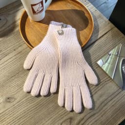 27CM Women Solid Simple Long Knitted Gloves Keep Warm Fingertip Touch Screen Long Style Windproof Outdoor Cycling