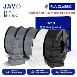 JAYO 3D PETG/ High Speed Matte PETG / PLA Classic Printer Filament 1.75mm 3D Printer Filament 5.5KG Neatly Wound PETG for 3D