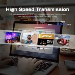 Lenovo Micro SDXC TF Memory Card High Transfer Speed UHS-I C10 U3 64GB 128GB 256GB 512GB 1TB for PC Laptop Surveillance Camera