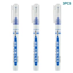 1/3PCS 20mm Long Head Marker Pens Large Capacity Deep Waterproof Four Color Marker Oily Marking Pen Metal Woodworking Tools