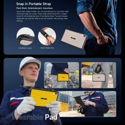 Ulefone Rugking Pad Pro Rugged Tablet PC 8GB+128GB 8.68'' Android 16 7100mAh Battery 16MP Unisoc T7250 Octa Core 4G Tablet PC