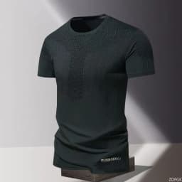 Summer Quick Drying Clothes 3D Printed Men's T-shirt, Oversized Loose Round Neck Short Sleeved Shirt