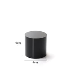 Black Solid Cylinder Acrylic Perspex Display Block Stand Ring Earring Necklace Holder Organizer Jewelry Counter Add Height Riser