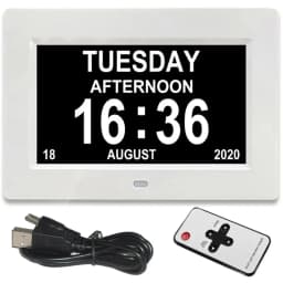 12 Alarms LED Calendar Clock with Multi-languages to Display. Reminding Work and Plans. A Medicine Time Reminder for the Elders.