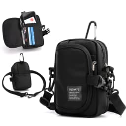 Fashion Multifunctional Men Small Shoulder Bag Durable Nylon Functional Fanny Pack Portable Messenger Bag Casual Mini Waist Pack