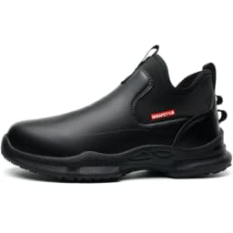 anti-skid kitchen work shoes non slip work waterproof boots lightweight Safety shoes for men chef work shoes leather sneakers
