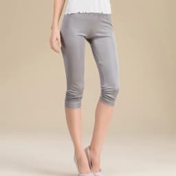 Summer women's silk double-sided knitting Capris bottoming pants mulberry silk casual pants slim pants 3101