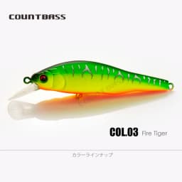 Countbass Sinking Minnow 80mm 3-1/8" 10.8g 3/8 oz. Dive 1.2-2.5m Hardbaits Fishing Lures Wobblers Jerk Your Bait Crankbaits