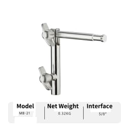 Meking Light Stand Adapter C Stand Camera Mount Light Stand Tripod Screw 1/4 "3/8" and 5/8" Fixing Nut Photo Studio Accessories