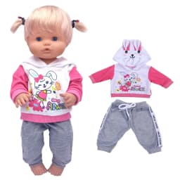 for 40cm Nenuco Doll Winter Clothes Coat Santa Claus 16 Inch Baby Doll Outfits Children Gift Toys Wears