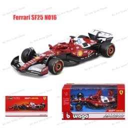Bburago 1:43 McLaren Mcl38 #4 F1 Formula Alpine A525 Model Car Ferrari SF25 2025 Mercedes W16 Red Bull RB21 AMR25 Christmas gif