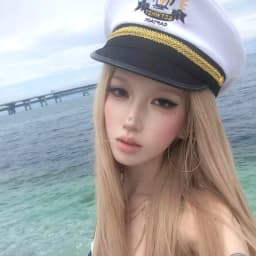 Sailor hat and scarf suit Navy Hat Unisex Captain Hat Navy Marine Hat For cruise lines, adult parties, Navy, cosplay, Outdoor