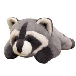 Cute Raccoon Plush Toy Stuffed Animals Soft Doll Pillow Grey Raccoon Toys Birthday Gift for Boys Girls