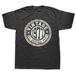 47th Birthday Gift Legends Born In 1977 47 Years Old T Shirts Summer Fathers Day Christmas Streetwear Short Sleeve Men vintage