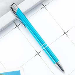 50Pcs/Lot Ballpoint Pen Black Blue Ink School Office Student Pen Free Customized Logo Name Text