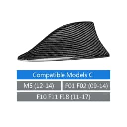 Shark Fin Fish Fin Antenna Cover for BMW F10 F11 F22 F30 F34 F80 F87 F32 F36 F82 F01 G11 G20 G12 G30 M5 2 3 4 5 7 M2 M3 M4 M5