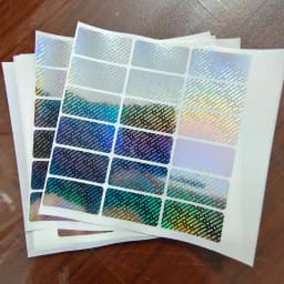 100pcs 24x12mm Hologram Security Seal GENUINE AUTHENTIC ORIGINAL Label Sticker VOID Left If Tampered Removal Proof Stamp
