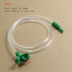 3cc 5cc 10cc 30cc/55CC Air Tube Tip Dispenser Syringe Barrel Needle Tip US Style Valve Connection Adapter