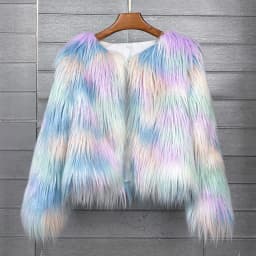 DEAT Fur Imitation Fur Coat Korean Version Pure Color Beach Wool Women's Short Coat Straight 2026 Winter Wram Jackets 11A06487