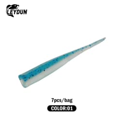 LEYDUN BR Soft Bait Fishing Lures 83mm 2.7g Jig Head Hook 3g 5g 7g 9g 12g 14g Winding & Darting Soft Fish For Sea Bass Pike Lure