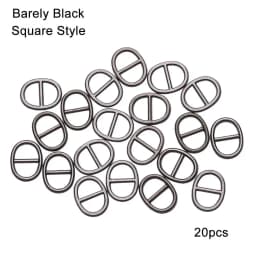 20/40Pcs 5mm/6mm Mini Ultra-small Tri-glide Belt Buckles for Doll Bags Metal Buckles DIY Doll Buttons Shoes Accessories