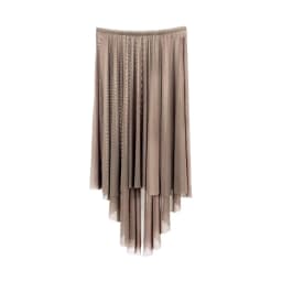 Women Pull on Elastic Waist Ballet Wrap Skirt Swing Asymmetrical Sheer Dance Skirts High Low Tulle Irregular Dancewear Women
