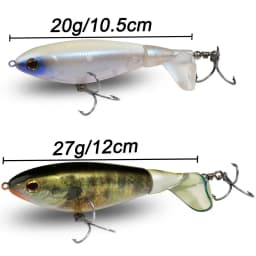 Propeller Plopper Chopp 20g 27g Bait 5X Strong Hook Swimbait Pesca Spin Wobbler Spinnerbait Fishing Topwater Crankbait Lure Kit