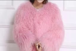 New 100% True Mongolia Sheep Large Size Fur Coat Sheep Fur Jacket Thick Warm Overcoat Hot Factory Outlet Discount