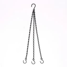 40cm Flower Pot Hanging Chain With 3 Hooks Potted Hydroponic Plant Planting Pot Home Garden Decoration