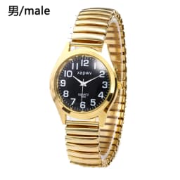 Large Dial Watch Men's Simple Women's Quartz Watch Fashion Casual Arabic Numeral Couple Watch Pair of Men and Women