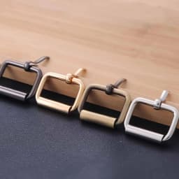 5pcs Roller Buckle Metal Adjustable Belt Pin Buckle Bag Strap Slide Tri-Glide Buckle Webbing Hardware DIY