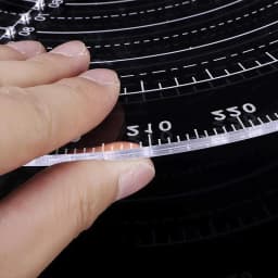 〔CC55〕20CM/7.87IN Round Center Clear Plastic Finder Lathe Work Compass Circle Gauge Processing Tools For Wood Turning Drawing