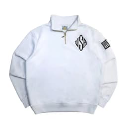 Y2K Oversized Vintage Jacket New Arrival USA Embroidery Quarter Zip Casual Sweatshirt Fashion Unisex Clothing Hip Hop Streetwear