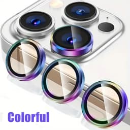 3Pcs Metal Lens Protector Glass For iPhone 16 13 12 11 14 15 Pro Max Mini Camera Lens Protection Film For iPhone 16 14 15 Plus