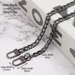 30/60/120cm Purse Bead Chain Strap for DIY Replacement Women Shoulder Crossbody Handbags Chain Bag Straps Hardware