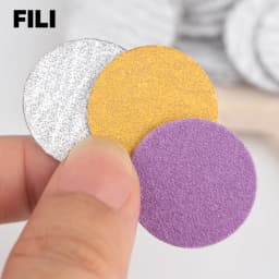 FILI 25 MM Replaceable Sandpaper for Pedicure Disc Foot Dead Skin Cuticle Callus Removal Professional Foot Rasp Files