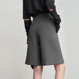 Amii Shorts for Women Simple Solid Versatile Casual Midi Wide Leg Pants 2025 Summer New Bottoms Office Lady Clothes 12553049