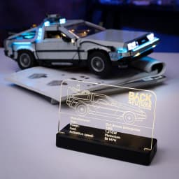 LED Light Kit Building Blocks For LEGO 10300 Back to the Future Time Machine (Only Light Kit Included)